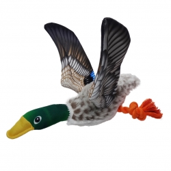 Pluche flying duck Mixed colors 10x30x30cm