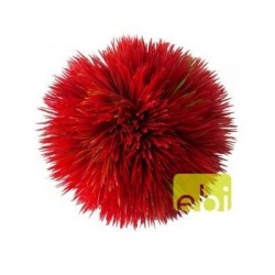 Deco. Plant Ball Plast. 11x11x11cm Red