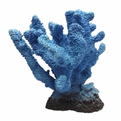 Decoraçao Coral 24.5x22.5x25cm Blue