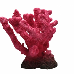 Decoraçao Coral 24.5x22.5x25cm Pink