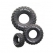 Dogtoy Rubber Toy Tire 10cm Black